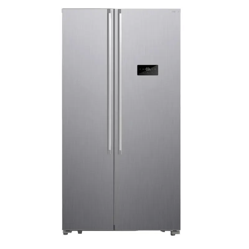 Side-by-side Nabo Sbs 4362 Edelstahlfarben Mit Led-Display