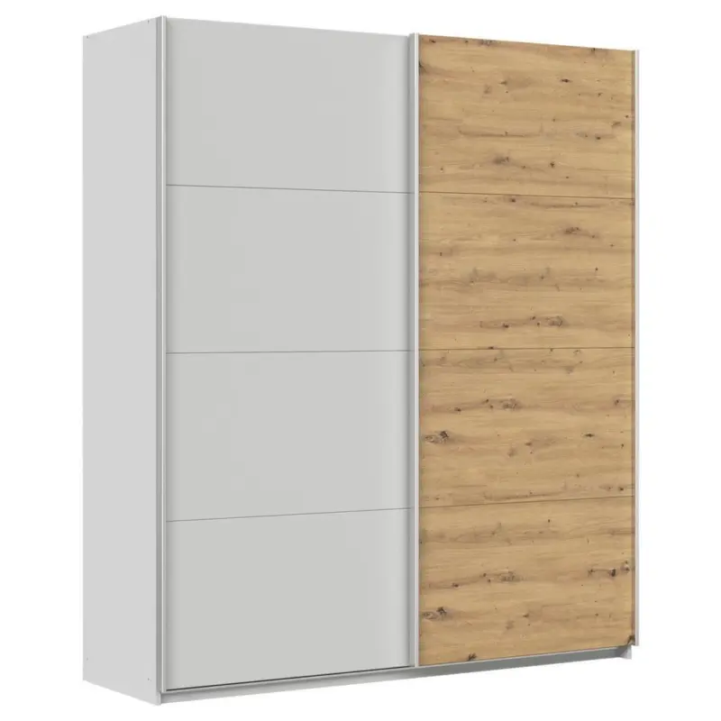 Schwebetürenscrhank B: 181cm Feldkirch Seidengr/eiche Dekor