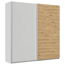 Schwebeütenschrank B: 225cm Feldkirch Seidengr/eiche Dekor