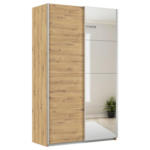 Möbelix Schwebetürenschrank + Spiegel B: 136cm Feldkirch Eiche Dekor