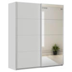 Möbelix Schwebetürenschrank + Spiegel B: 181cm Feldkirch Seidengrau