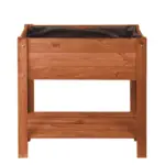 Möbelix Hochbeet Echtholz Kiefer Mit Ablage 80,5x78,5x40 cm Braun