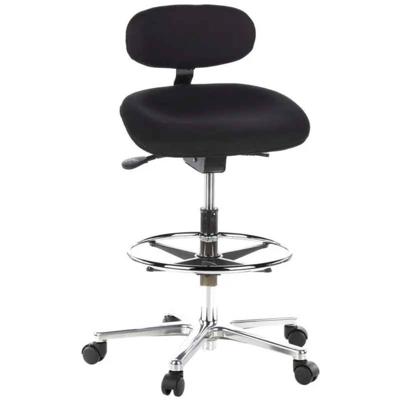 B&uuml;rohocker Work Mf Schwarz Bis 100 Kg