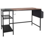 Möbelix Schreibtisch B 60cm H 76cm Workspace Braun/schwarz