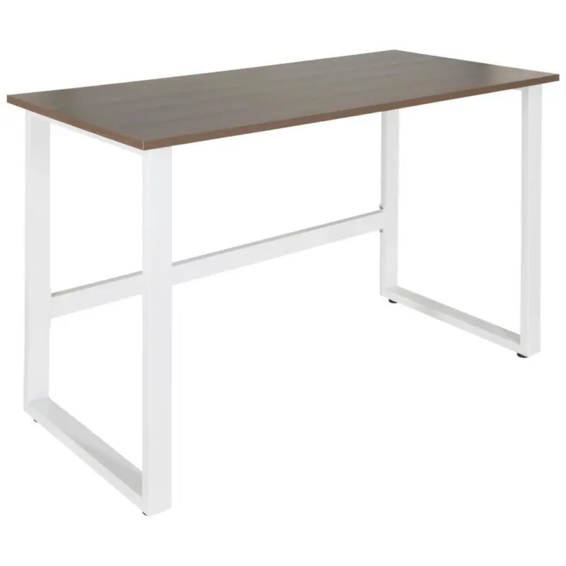 Schreibtisch Workspace Light I Wei&szlig;/walnus Dekor