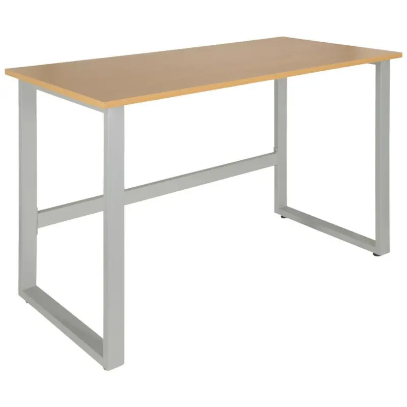 Schreibtisch Workspace Light I Silbern/buche Dekor