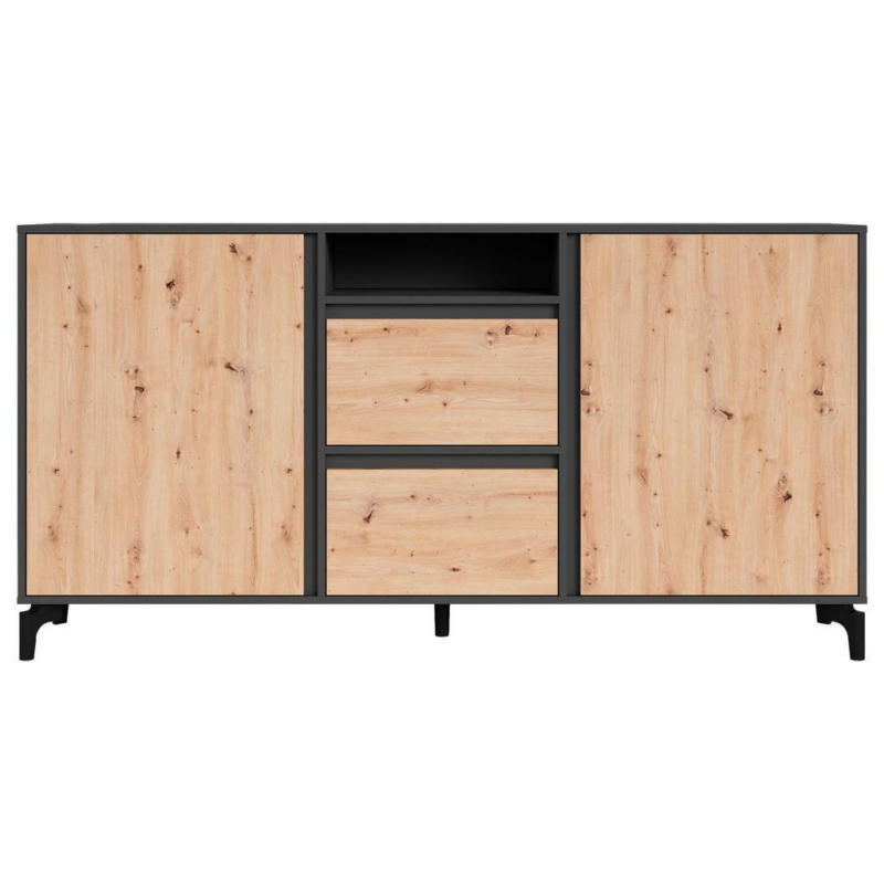 Sideboard 180 Cm Blackwood, Eiche Artisan Dekor