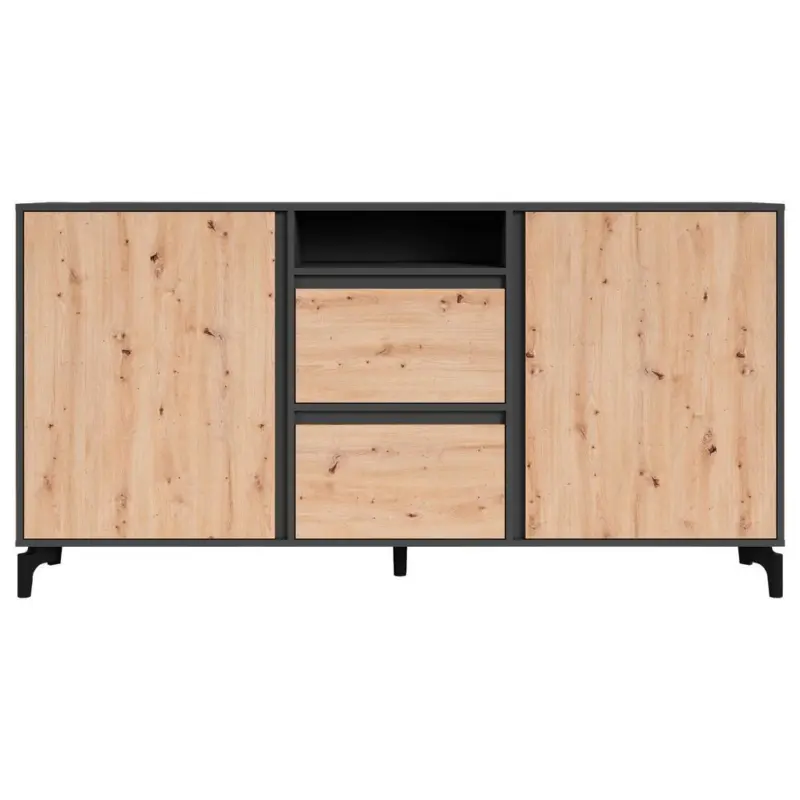 Sideboard 180 Cm Blackwood, Eiche Artisan Dekor