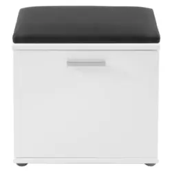 Garderobenbank Jakob Weiß/schwarz B: 48,5 Cm