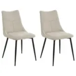 Möbelix Stuhl-Set Carlo, Taupe, B: 59 cm