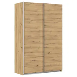 Schwebetürenschrank B: 136cm Feldkirch Eiche Dekor