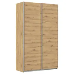 Schwebetürenschrank B: 136cm Feldkirch Eiche Dekor