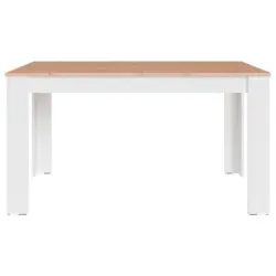 Esstisch Nori Eiche Artisan/Weiß B: 75 cm