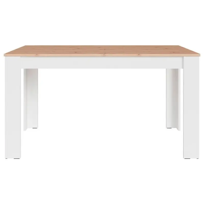 Esstisch Nori Eiche Artisan/Weiß B: 75 cm