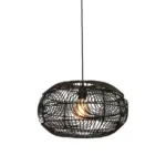 Möbelix Hängeleuchte Madeira Schwarz D: 48 cm