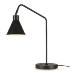 Möbelix Tischleuchte Lyon Schwarz B: 20 cm