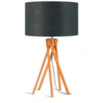 Möbelix Tischleuchte Kilimanjaro Dunkelgrau B: 32 cm