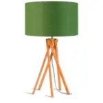 Möbelix Tischleuchte Kilimanjaro Grün/naturfarben B: 32 Cm