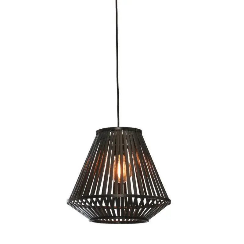 Hängeleuchte Merapi Schwarz B: 30 cm