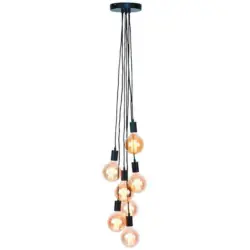 Hängeleuchte Oslo Schwarz B: 35 cm