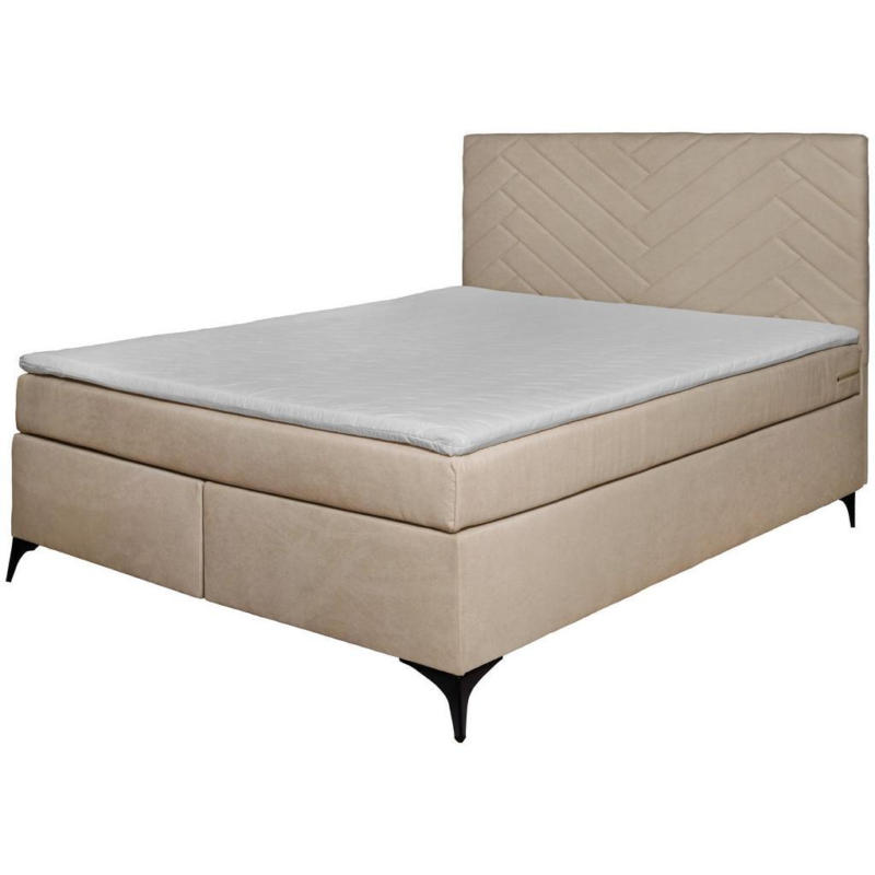 Boxspringbett mit Topper 180x200 cm Evan