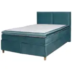 Möbelix Boxspringbett mit Topper 160x200 cm Davos Blau