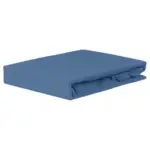 Möbelix Spannleintuch Jeansblau 180x200 Cm Baumwolle
