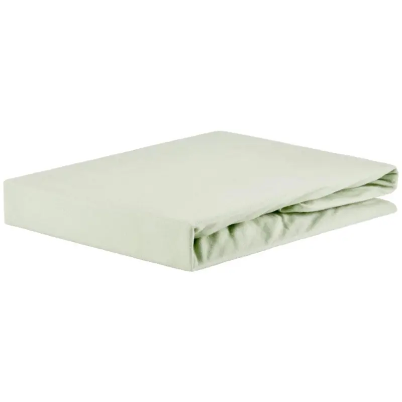 Spannleintuch Pastellgrün 180x200 Cm Baumwolle