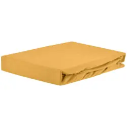 Spannleintuch Jardena Honig 180x200 Cm Baumwolle