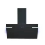 Möbelix Kopffreihaube Respekta Solea Metall/Glas Schwarz B: 90 cm