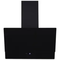 Kopffreihaube Respekta Nika Stahl/Glas Schwarz B: 60 cm