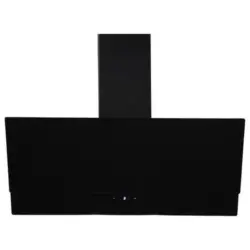 Kopffreihaube Respekta Nika Stahl/Glas Schwarz B: 90 cm