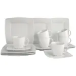 Möbelix Kaffeeservice Victoria Porzellan 6 Personen