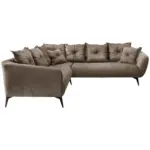 Möbelix Ecksofa Baggio Braun B: 247 Cm