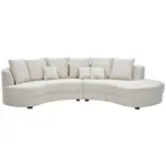 Möbelix Wohnlandschaft Limoncello Beige S: 300/160 cm