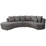Möbelix Wohnlandschaft Limoncello Grau S: 160/300 cm