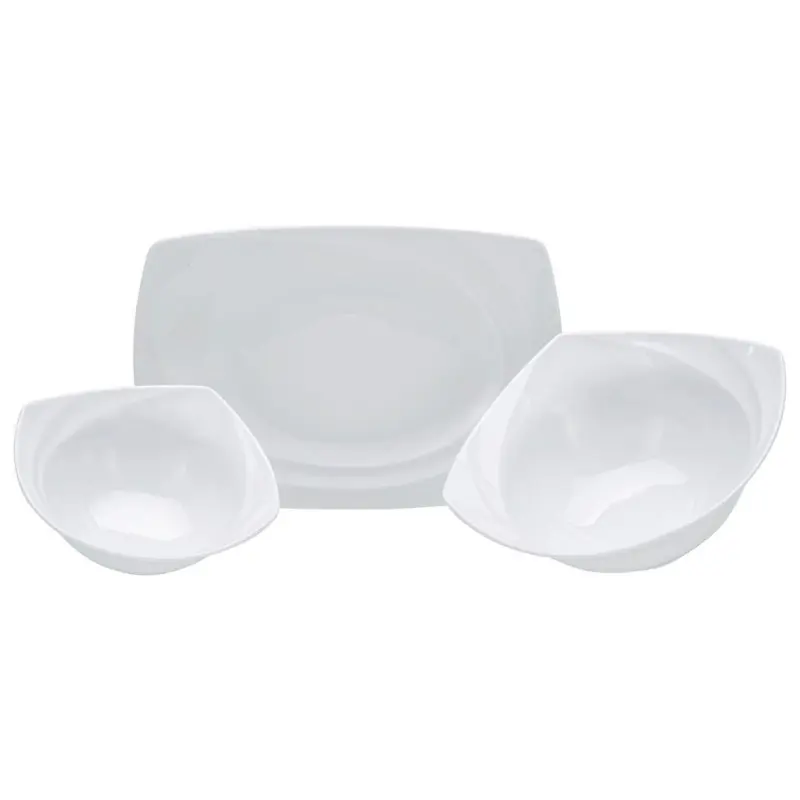 Servierschalenset Porzellan Weiß Celebration 3tlg.