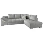 Möbelix Eckschlafsofa Alvito Hellgrau S: 298/202 cm