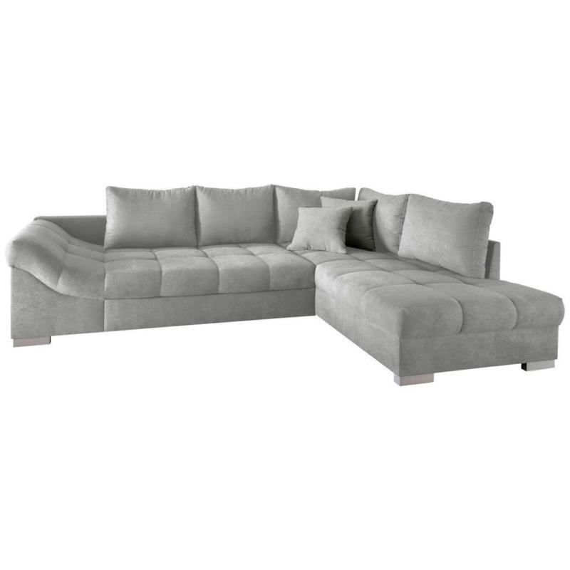 Eckschlafsofa Alvito Hellgrau S: 298/202 cm