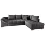 Möbelix Eckschlafsofa Alvito Anthrazit S: 298/202 cm