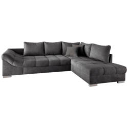 Eckschlafsofa Alvito Anthrazit S: 298/202 cm