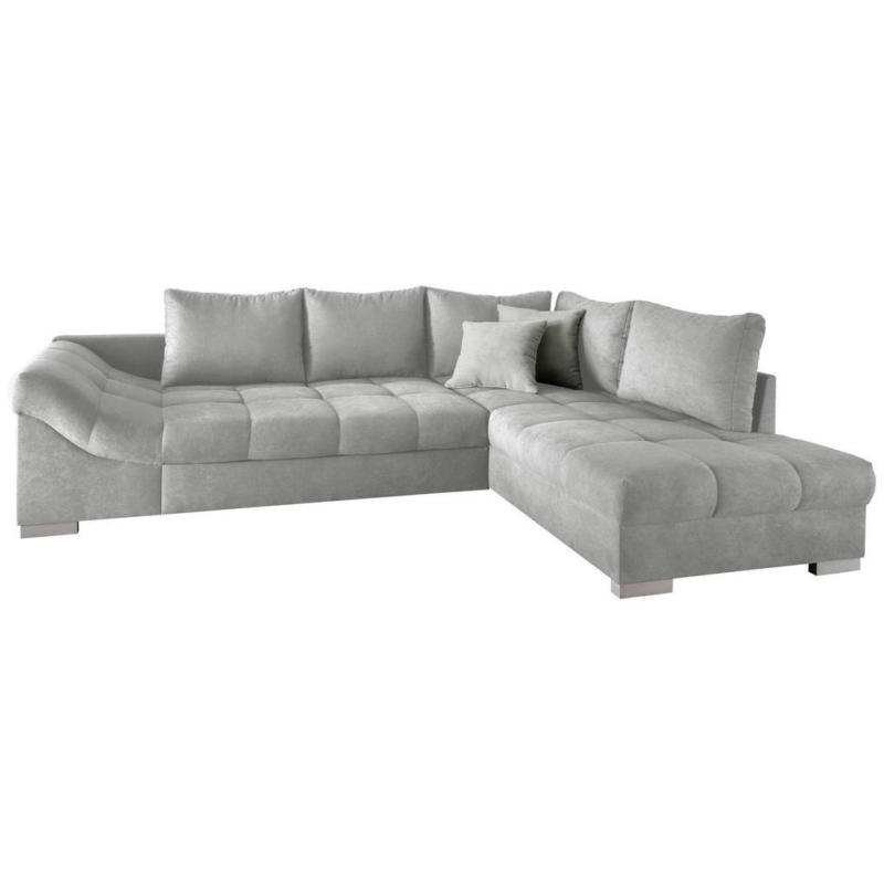 Eckschlafsofa Alvito Silberfarben S: 298/202 cm