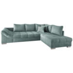 Möbelix Eckschlafsofa Alvito Mintgrün S: 298/202 Cm