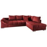 Möbelix Eckschlafsofa Alvito Rot S: 298/202 cm