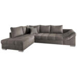 Möbelix Eckschlafsofa Alvito Graubraun S: 202/298 cm