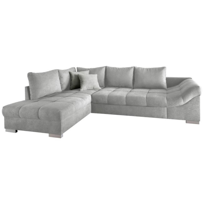 Eckschlafsofa Alvito Silberfarben S: 202/298 cm