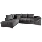 M&ouml;belix Eckschlafsofa Alvito Anthrazit S: 202/298 cm