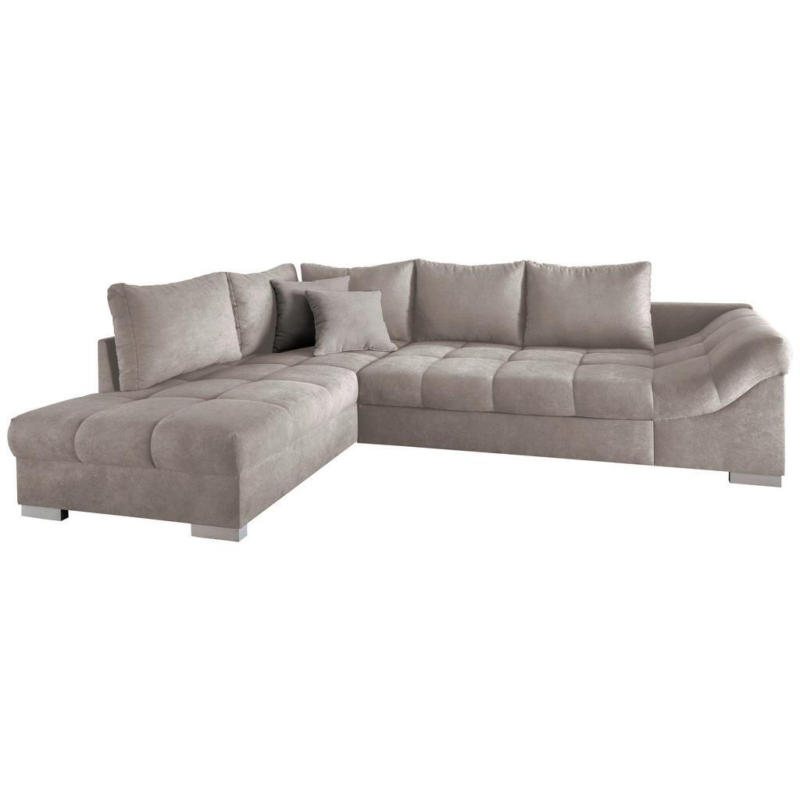 Eckschlafsofa Alvito Taupe S: 202/298 cm