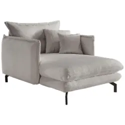 Xxl-sessel Lava Silberfarben B: 111 Cm