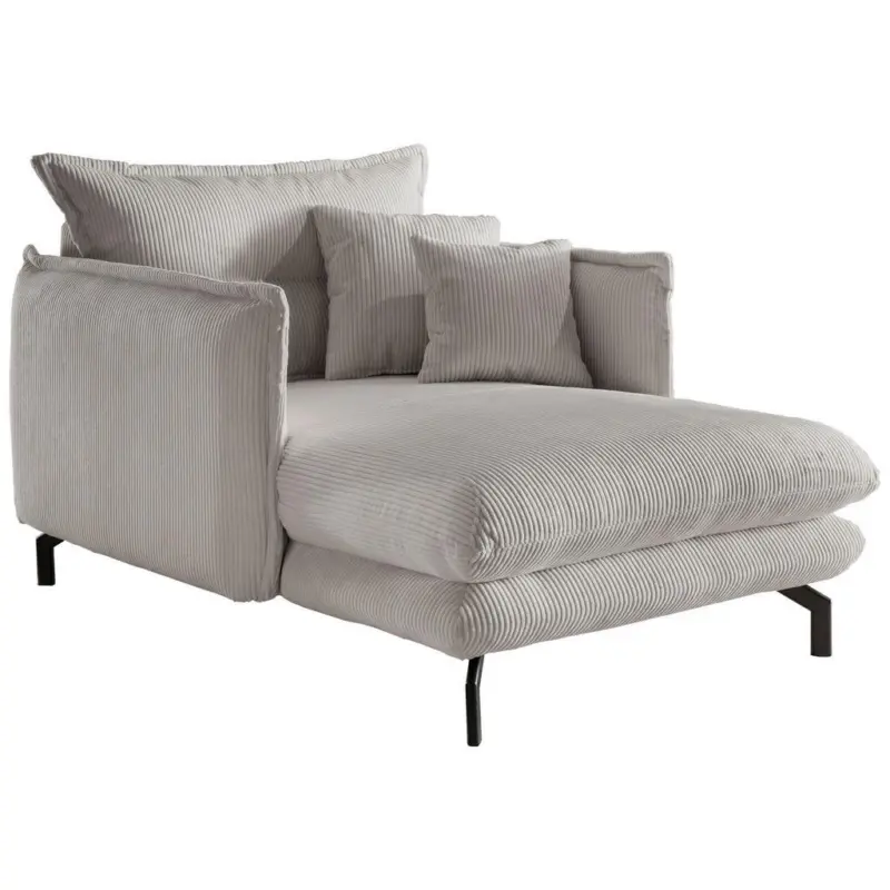 Xxl-sessel Lava Silberfarben B: 111 Cm